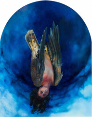 Liz Gridley - 'Harpy II: The Silenced' - oil on aluminium