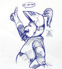 Graeme Base - 'Lord Cyril' - ink on paper