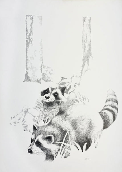 Graeme Base - 'Lost' - ink on hot press illustration board