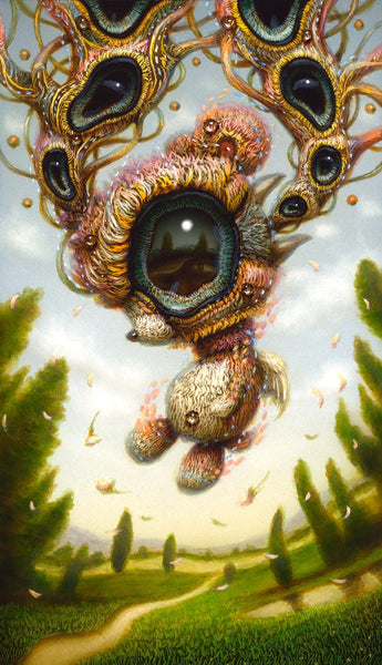 Naoto Hattori - 'Visionary Awakening 076' - acrylic on board