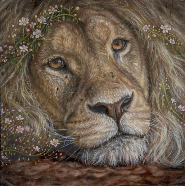 Nicole Evans lion face painting