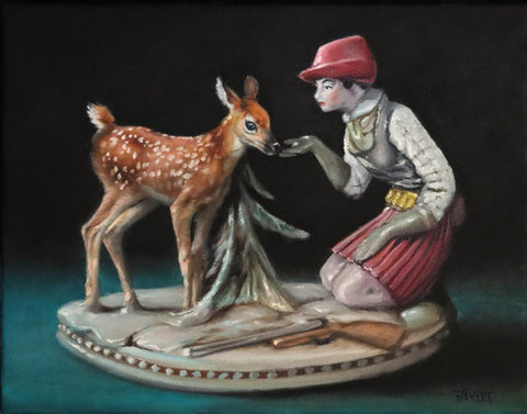 Richard Ahnert - "The Hunter" - oil on canvas