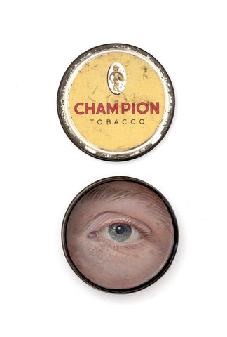 champion tobacco tin ruby British-Australasian Tobacco Co, The. Pty Ltd, Sydney & Melbourne: Champion Ruby Fine Cut 2oz Tobacco Tin Adam Elliot | Available Art