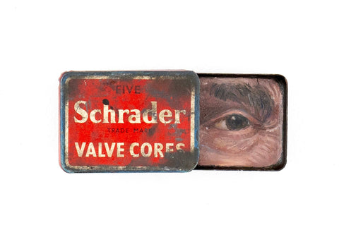 Robyn Rich - "Nanu" - oil in vintage tin