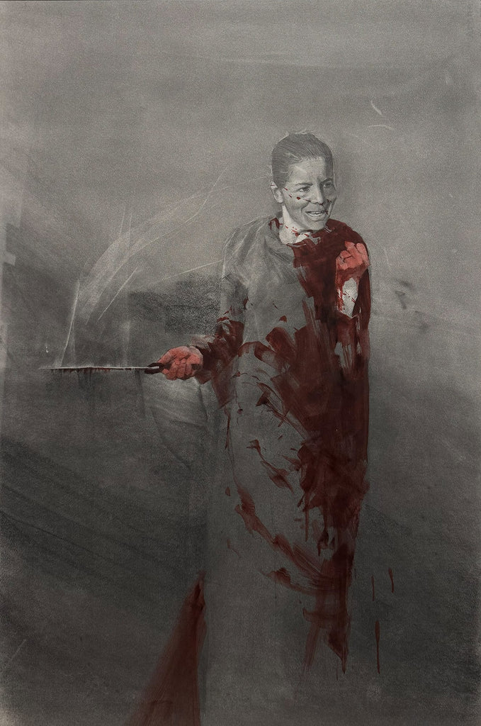 Sean Layh - 'Marcus Brutus' - graphite on paper | Beinart Gallery