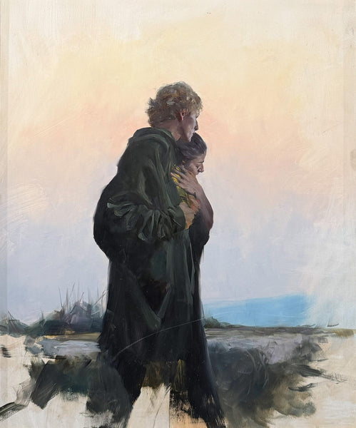 Sean Layh - 'By the Banks (oil study)' - oil on board