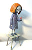 Shaun Tan - 'Red Leaf' - plaster, wood, oil paint, paper