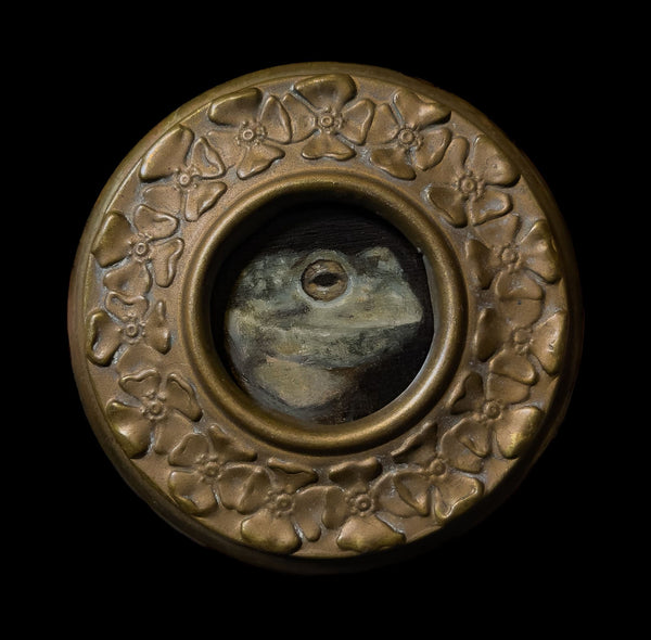 Sonia Vasquez - 'El Sapo' - oil on ACM