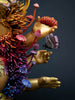 Stephanie Kilgast - "Rainbow Buddha (Toddlerpillar Customisation)" - mixed Media and vinyl Toddlerpillar