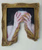Tanya Gomelskaya - 'Out of Sight' - Apoxie Sculpt and oil paint on panel and found frame