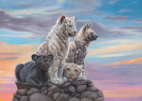 Nicole Evans - 'The Lost and Found' - oil on panel