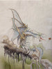 Graeme Base - 'Tropical Dragon 1' - ink, watercolour and pencil on board