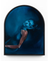 Liz Gridley - 'What Do We Learn From Death?' - oil on aluminium