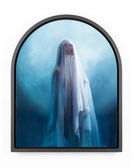 Liz Gridley - 'What Do You Want Between You and the World?' - oil on aluminium