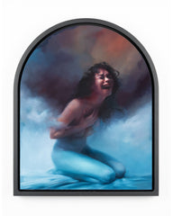 Liz Gridley - 'What Does a Good Death Mean to You?' - oil on aluminium
