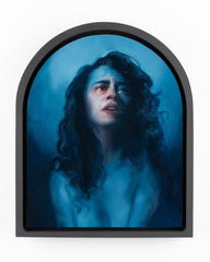 Liz Gridley - 'What Is the First Thing You Do When Someone Dies?' - oil on aluminium