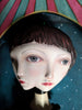 Zoe Thomas - 'Amélie Amélie, The Mystic Twin' - paper clay, epoxy clay, wire, cardboard, wood, fabric, acrylic and oil paint