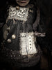 Agatha Black - 'All Seeing Monkey' - mohair fabric, cotton fabric, polymer clay, resin, wire, painted with acrylic & oil paints