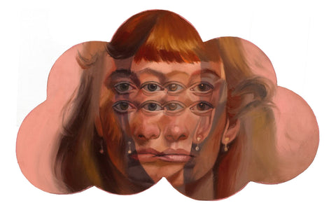 Alex Garant - 'Floating 1' - oil on canvas panel