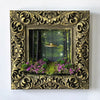Caroline Dewison - 'Floral Dance #2' - PLA, medite, acrylic, epoxy clay, flock, wire, resin, acrylic mirror