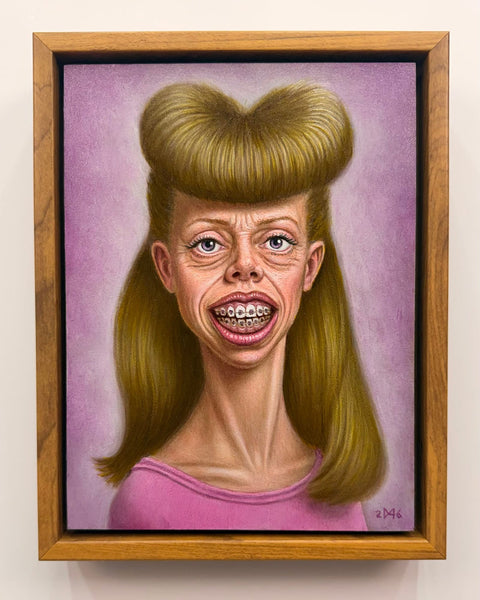 Dustin Myers - 'Mop-Top Molly' - oil on panel