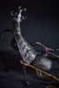 Justin Boehme - 'Avarice' - ruby, amethyst, gold-plated bronze, patinated bronze