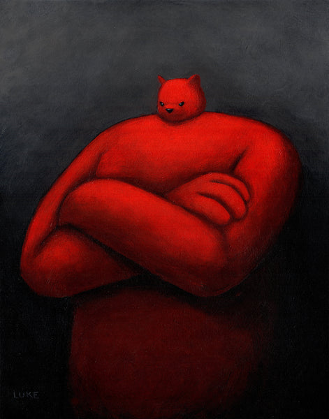 Luke Chueh - "Stubborn" - acrylic on canvas