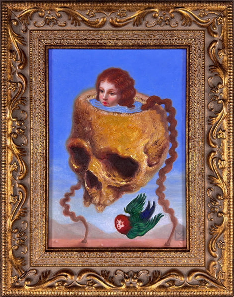 Meg Allan - 'Searching for Forgotten Dreams' - oil on panel