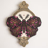 Salvador Morales - 'Charm of the Third Eye' - wood stain, acrylic, coloured pencil and resin on wood