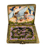 Shannon Taylor - 'Pegasus' - hand-cut watercolour collage in antique cosmetic compact