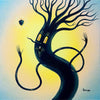 Travis Lampe - 'The Acorn of Destiny' - acrylic on wood panel