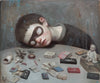 Wrenn - 'Mental Decluttering' - acrylic on canvas