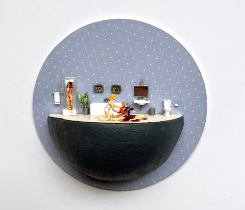 Abigail Goldman - "Outlaw Women" - assorted plastics, plexiglass, acrylic paint