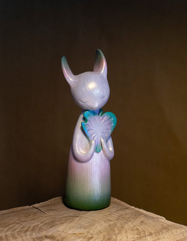 Amy Sol - "Changeling" - Hand casted resin, acrylic enamel & UV varnish