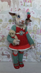 Annie Montgomerie - "Bliddy Kiddy Girly" - textiles & mixed media
