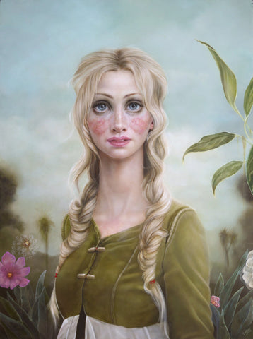 Sarah Dolby - "Estelle" - oil on aluminium