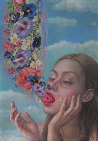 Jana Brike - "Creation of a World" - oil on paper
