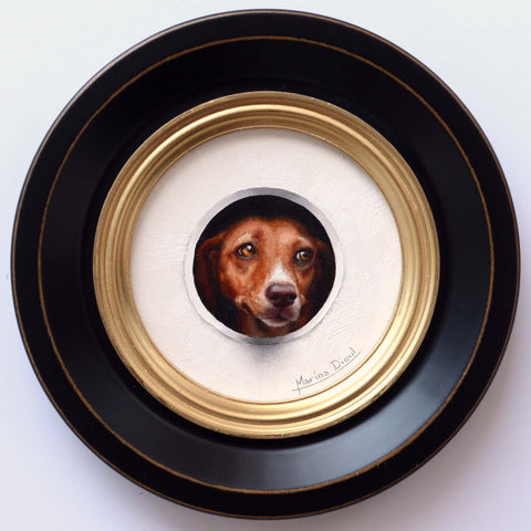 Marina Dieul dog painting
