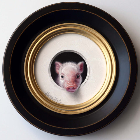 Marina Dieul pig painting