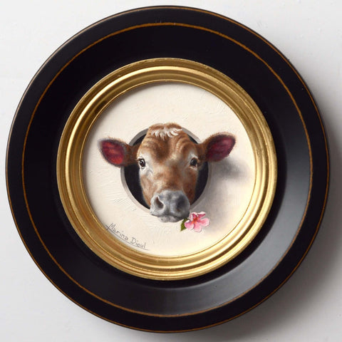 Marina Dieul cow painting