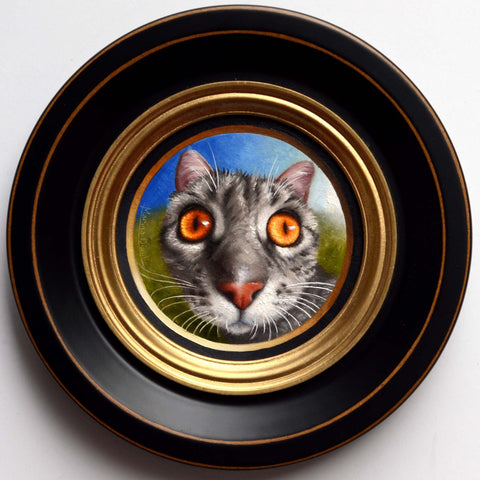 Marina Dieul cat painting