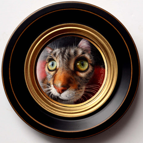 Marina Dieul cat painting
