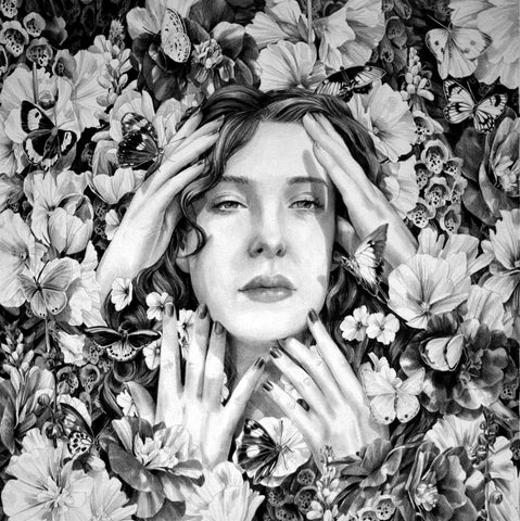 Ryan Pola - "Psyche" - graphite on Arches watercolour paper