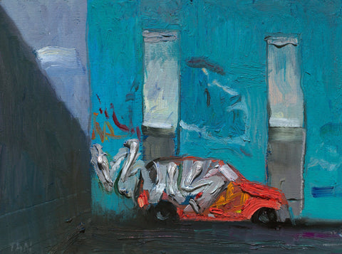 Shaun Tan abandoned car