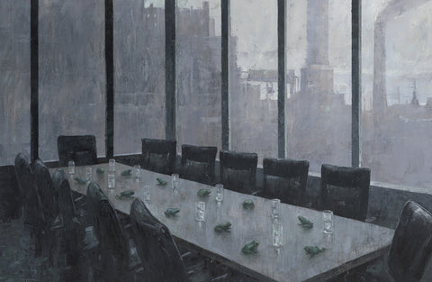 Shaun Tan Print - Tales from the Inner City - - Members of the Board