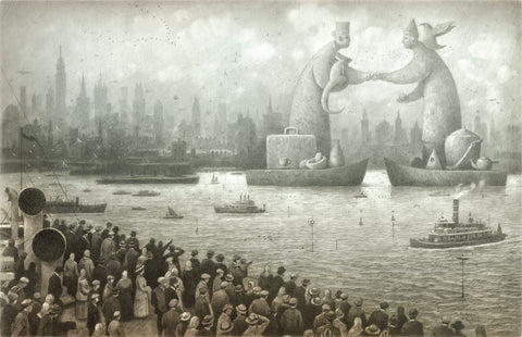 Shaun Tan print - The Arrival
