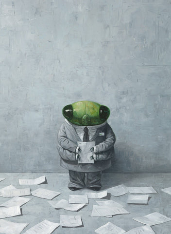 Shaun Tan print - The Cicada