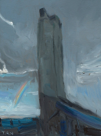 Shaun Tan Tower and rainbow