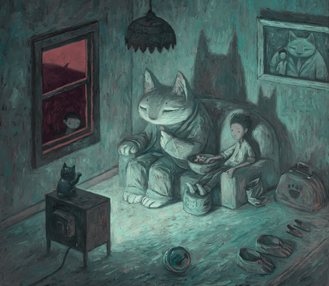 Shaun Tan - "Never Give Your Keys to a Stranger" - limited edition print of 300