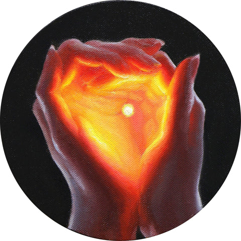 Zarina Situmorang - "Cherish" - oil on canvas